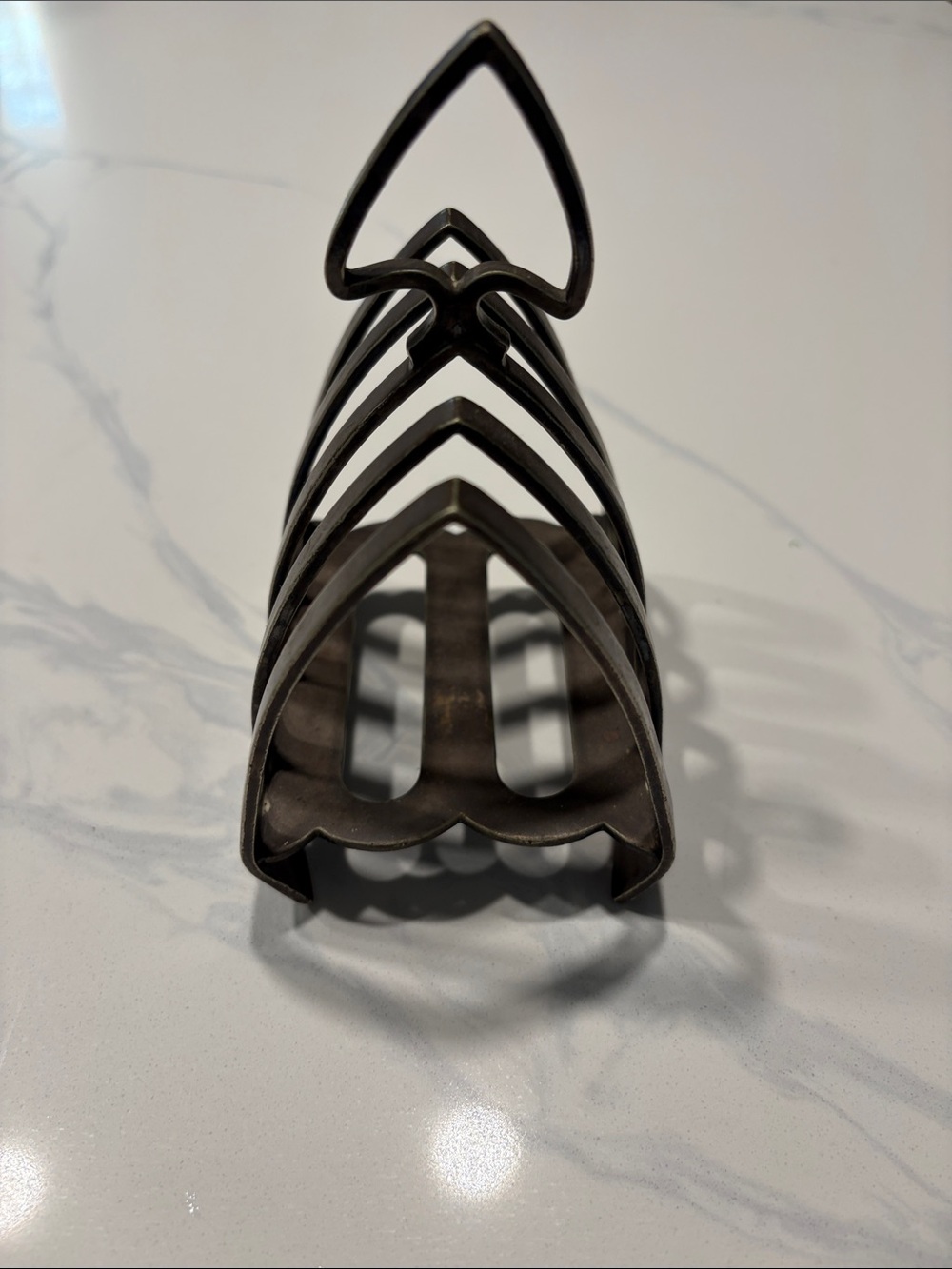 Antique Silver Toast Rack - Picture 4 of 6